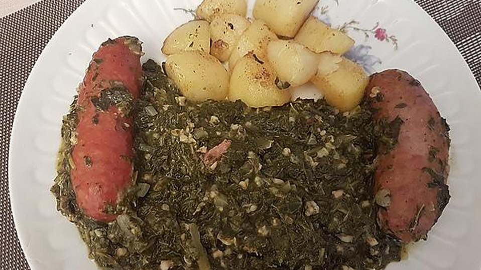 Grünkohl klassisch zubereitet