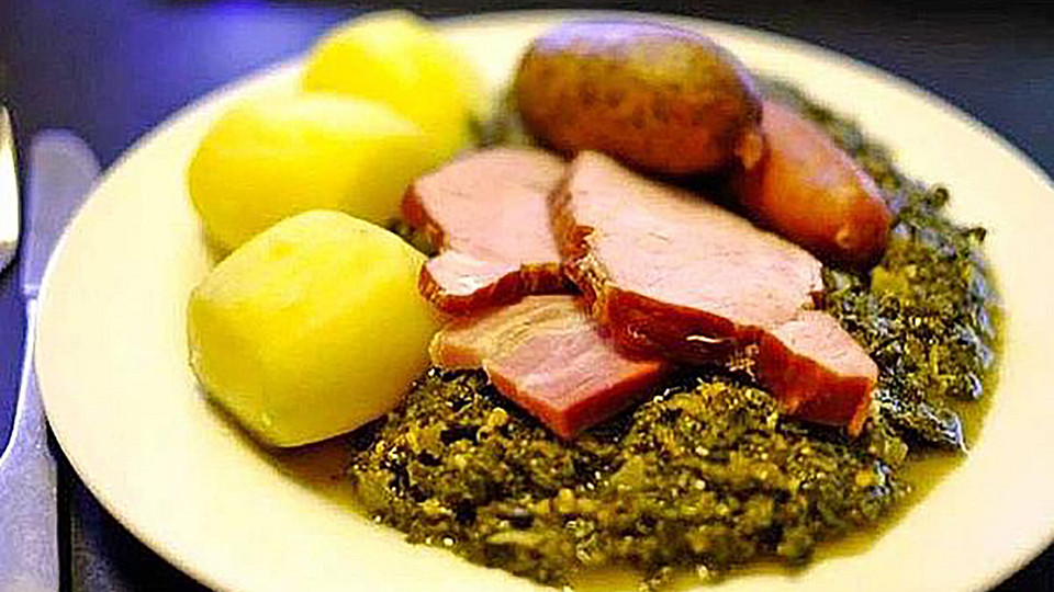 Grünkohl klassisch zubereitet