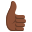 :thumbsup_tone5: 👍🏿