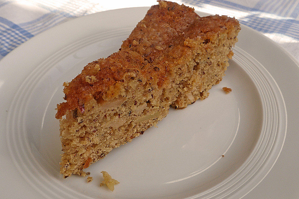 Apfel - Haselnuss Kuchen