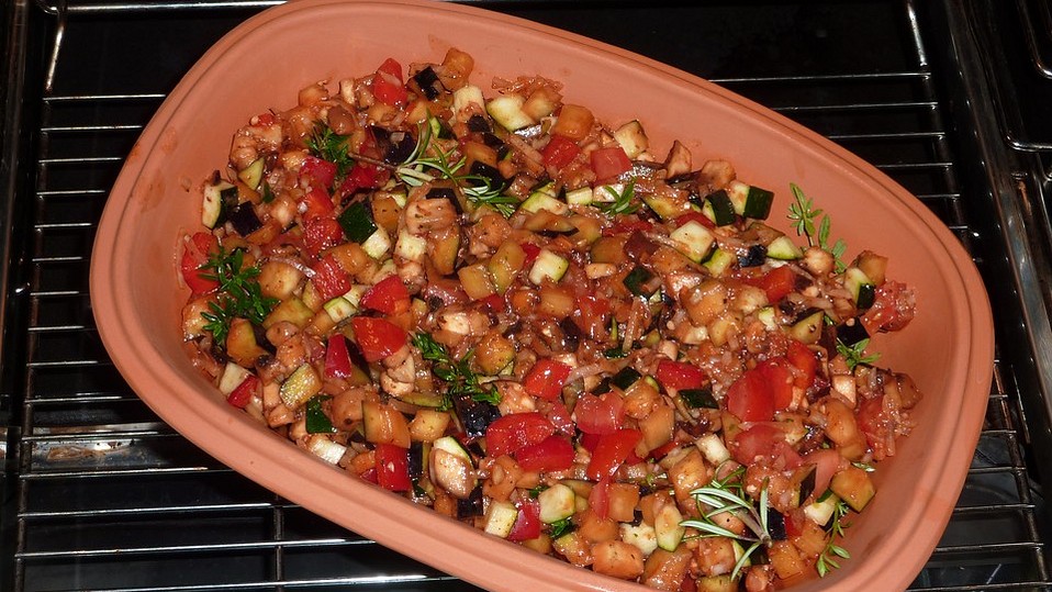 Ratatouille aus dem Römertopf von kleine Hexe Ratatouille aus dem Römertopf von kleine Hexe