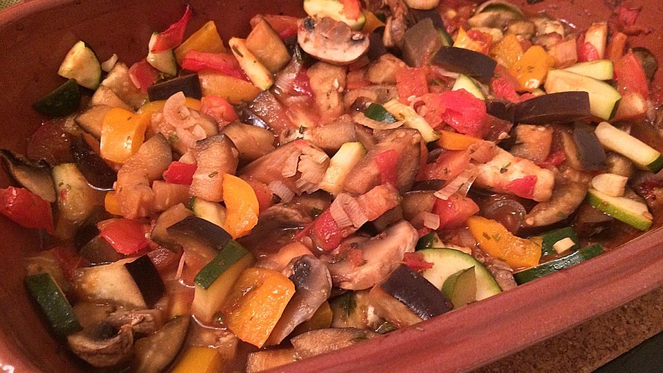 Ratatouille aus dem Römertopf von kleine Hexe Ratatouille aus dem Römertopf von kleine Hexe