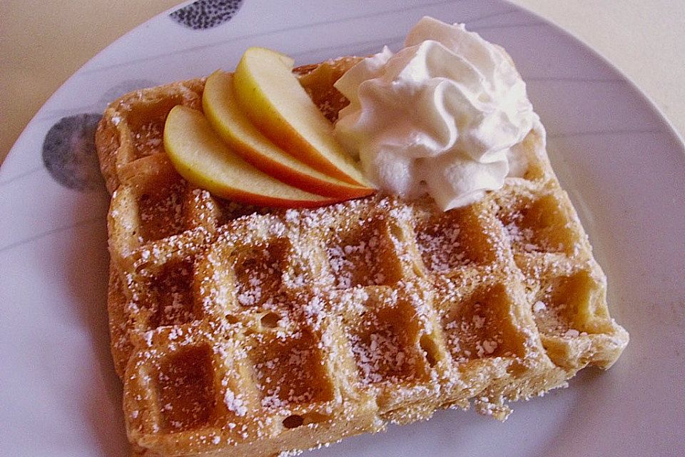 Apfel - Zimt - Waffeln