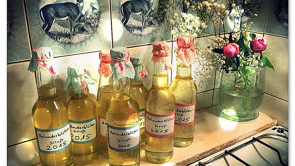 Holunderblütensirup von Friesin
