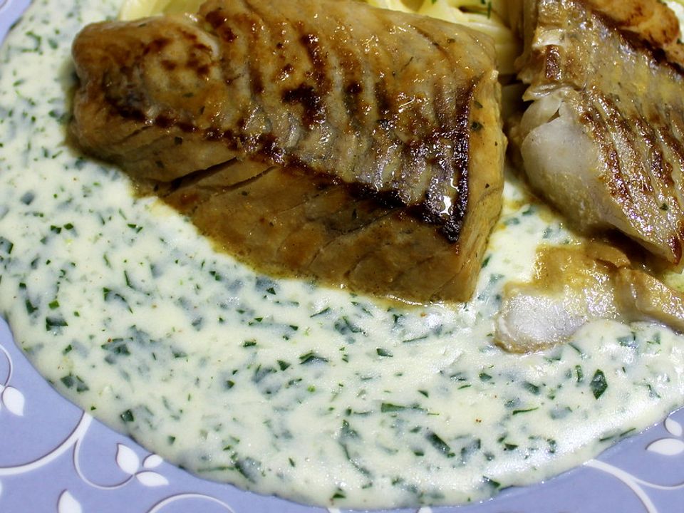 Dorschfilet mit Petersiliensauce von Ricki| Chefkoch