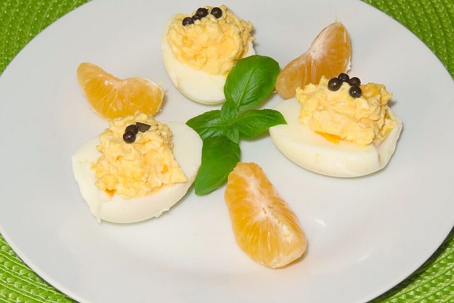 Gefüllte Eier mit Orangencreme von moana1974| Chefkoch