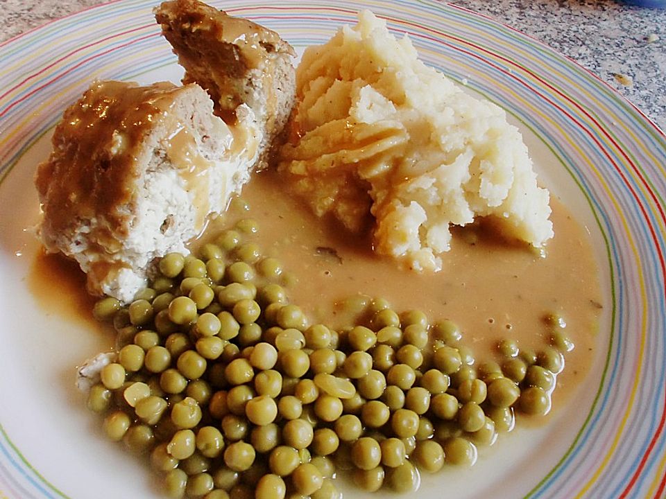 Hackbraten mit Frischkäsefüllung von acigrand| Chefkoch