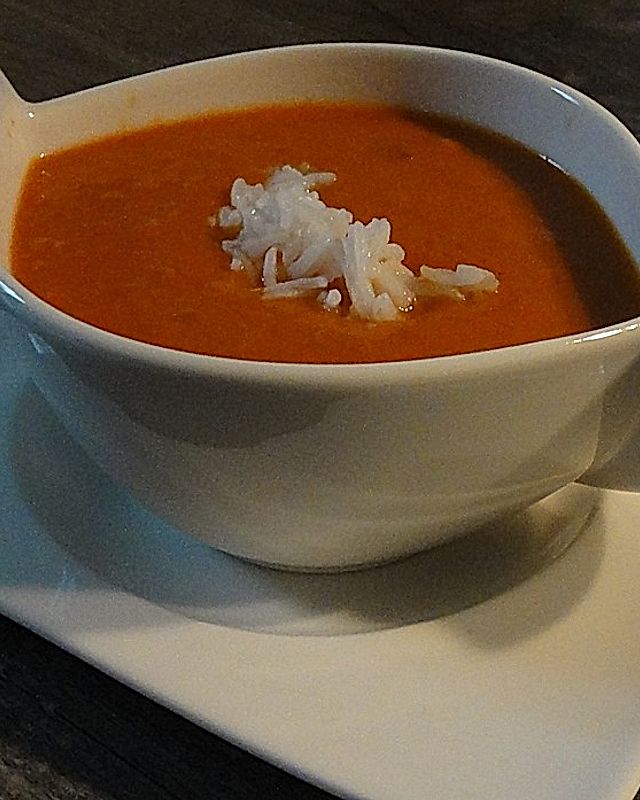 Tomaten - Kokosmilch - Suppe