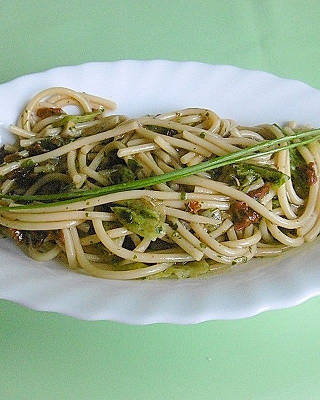 Antipasti - Spaghetti - Salat