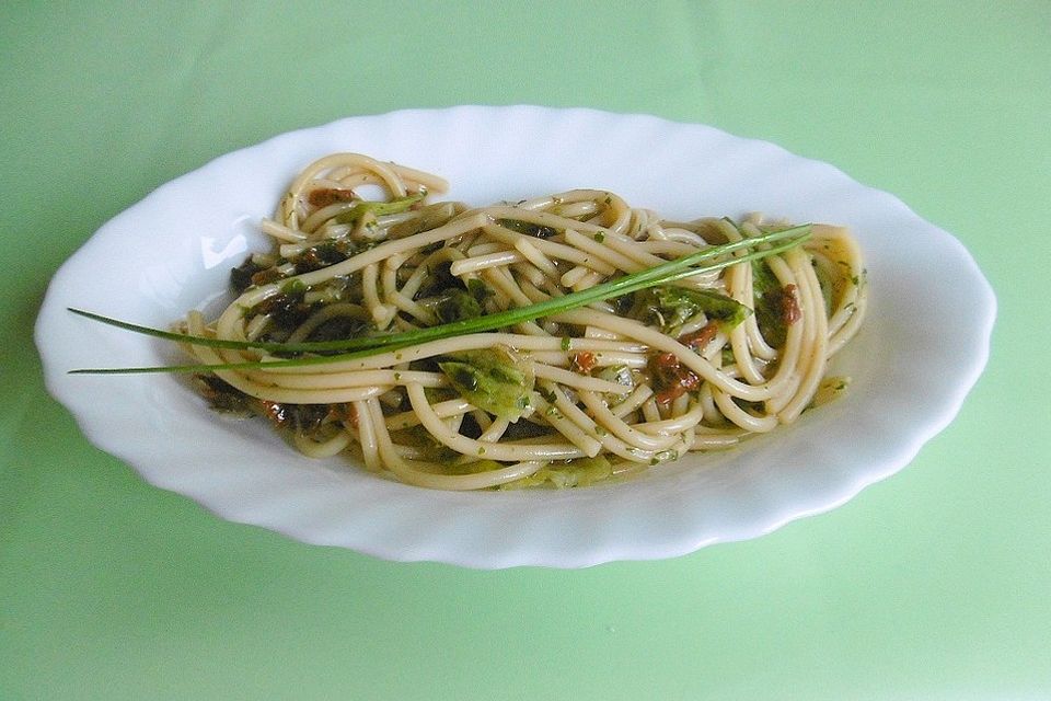 Antipasti - Spaghetti - Salat