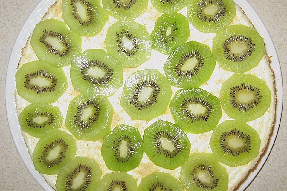 Frischkäse - Kiwi - Torte