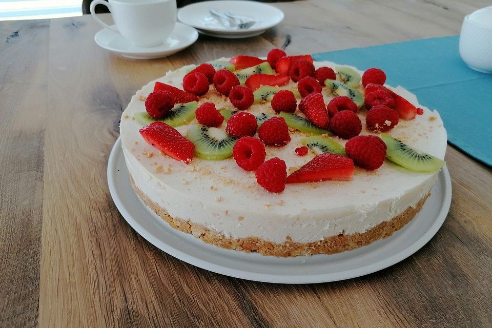 Frischkäse - Kiwi - Torte