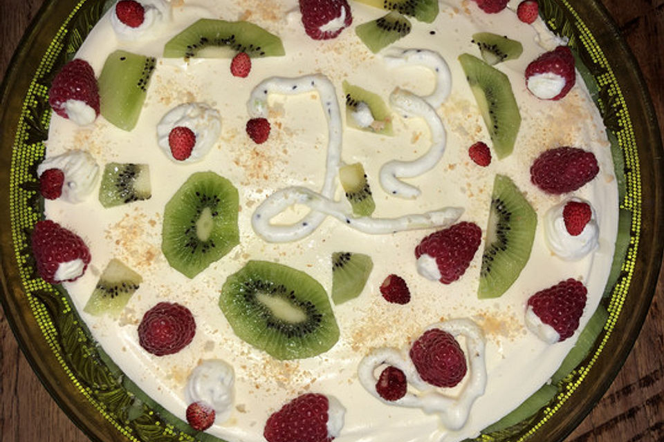 Frischkäse - Kiwi - Torte