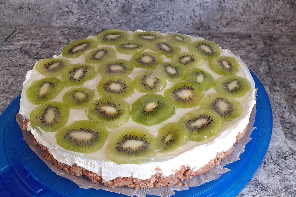 Frischkäse - Kiwi - Torte