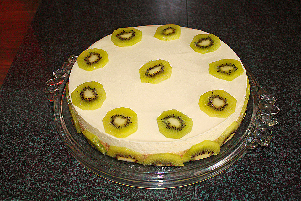 Frischkäse - Kiwi - Torte