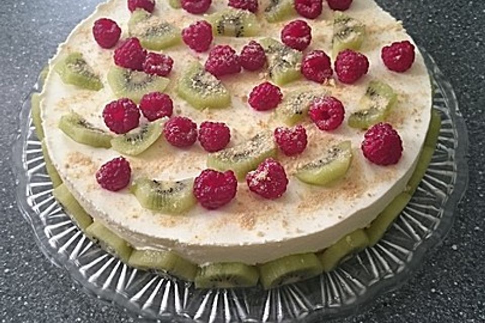 Frischkäse - Kiwi - Torte