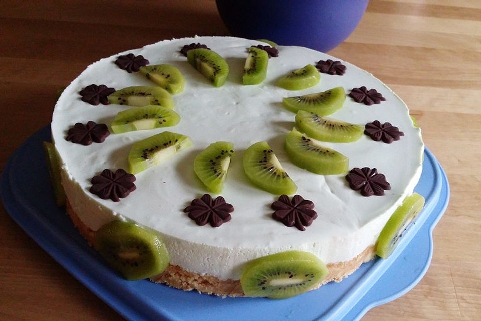 Frischkäse - Kiwi - Torte