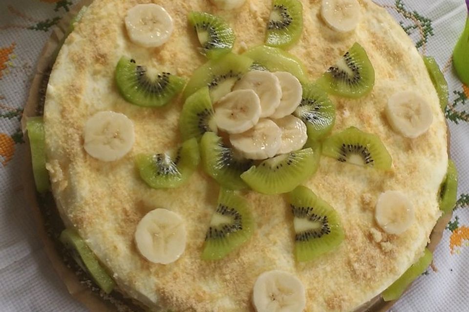 Frischkäse - Kiwi - Torte