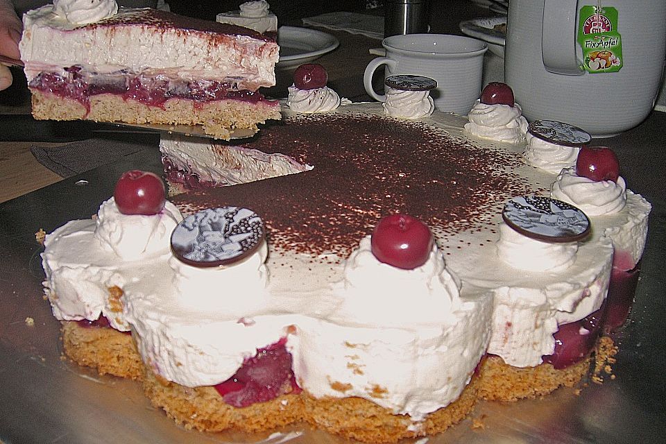 Lebkuchen - Kirschtorte