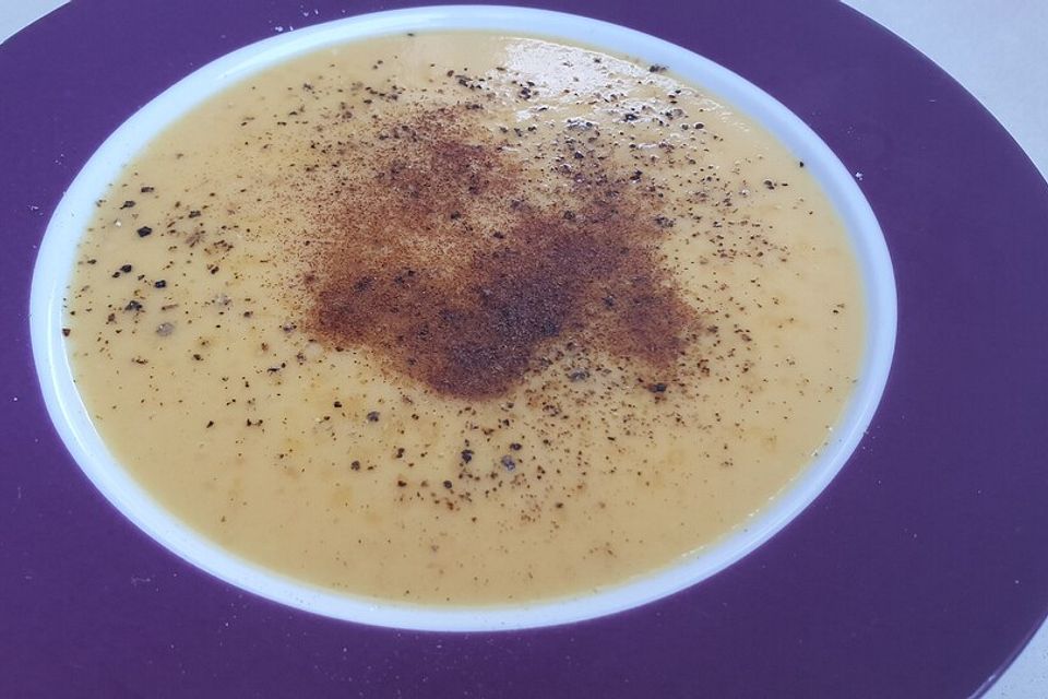 Kürbiscremesuppe vom Muskatkürbis