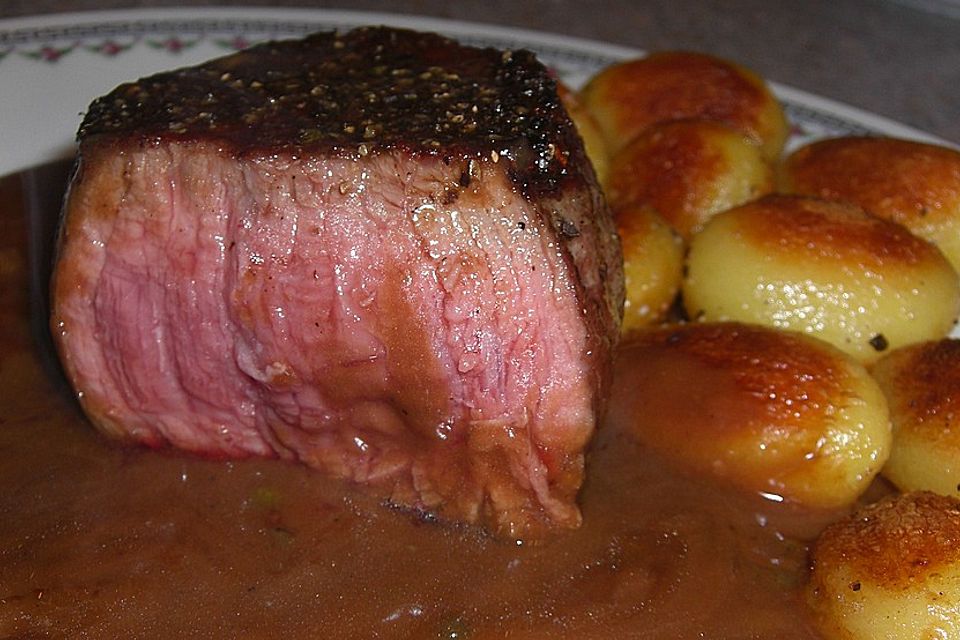 Kalbsfilet in Rosmarinsauce