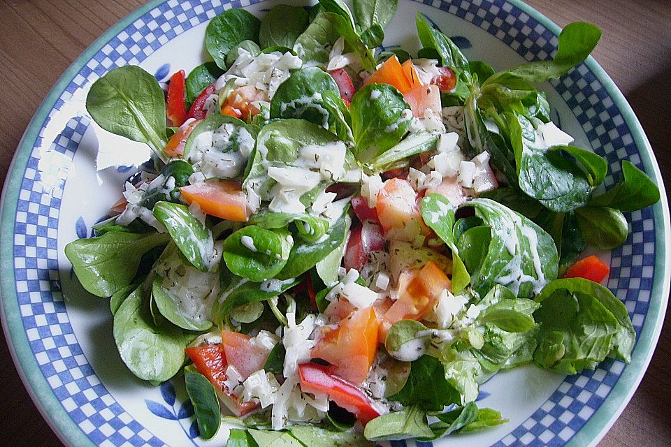 Salatsoße für Feldsalat