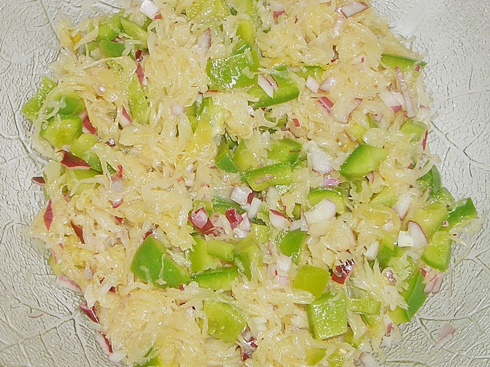 Sauerkraut Paprika Salat von souzel Chefkoch