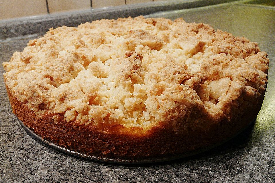 Ananas - Streuselkuchen mit einem Hauch von Kokosnuss