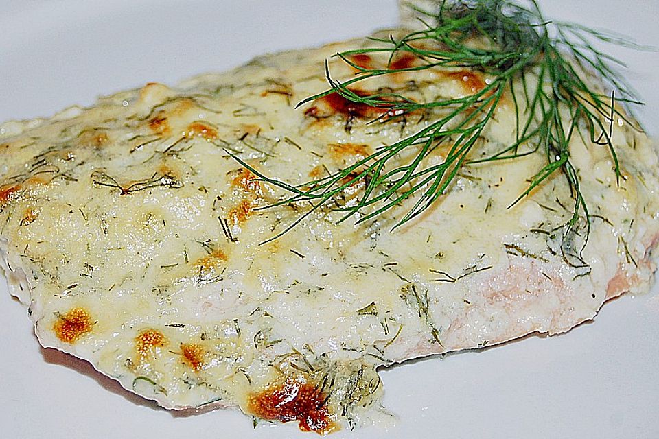 Lachs mit Sahnemeerrettich