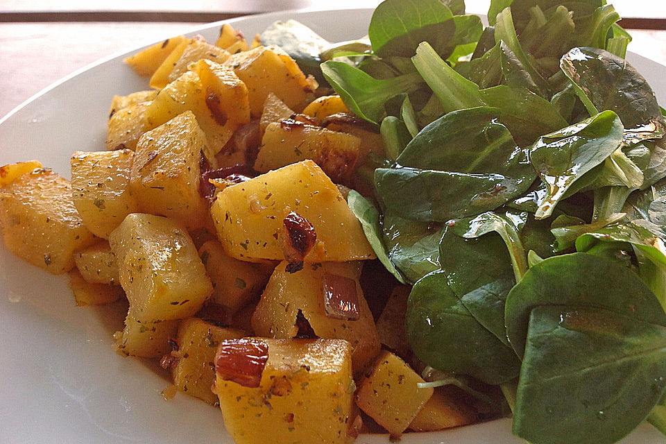 Illes falsche Bratkartoffeln zum Kaloriensparen