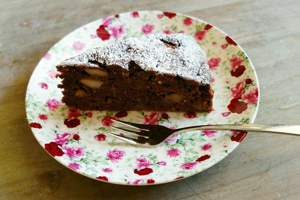 Weihnachts - Apfelkuchen mit Rum