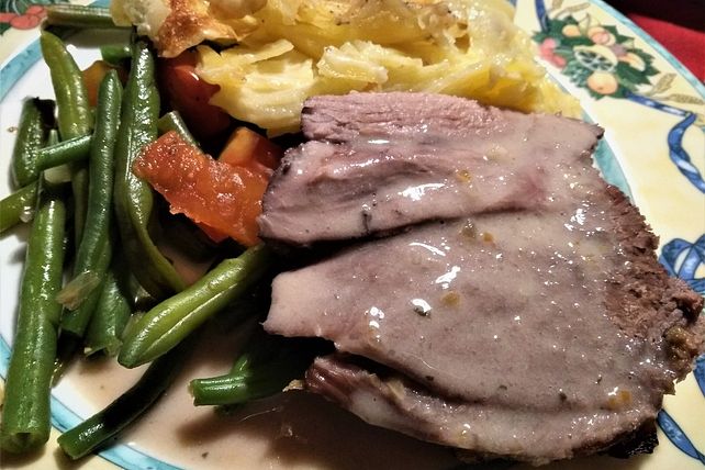 Gebeizte Lammkeule aus dem Römertopf von zickentoni| Chefkoch Gebeizte Lammkeule aus dem Römertopf von zickentoni| Chefkoch