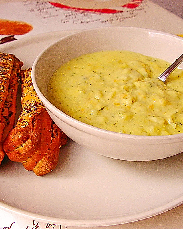 Blumenkohl - Käse - Suppe