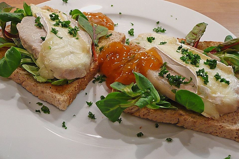 Mein Steak - Toast mit Mangochutney