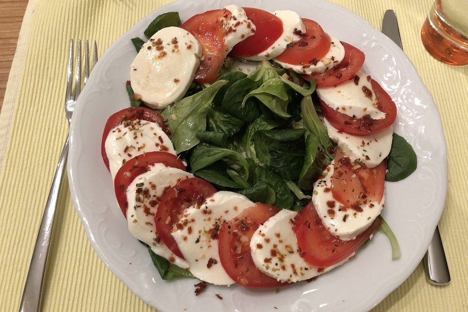 Tomaten mit Mozzarella