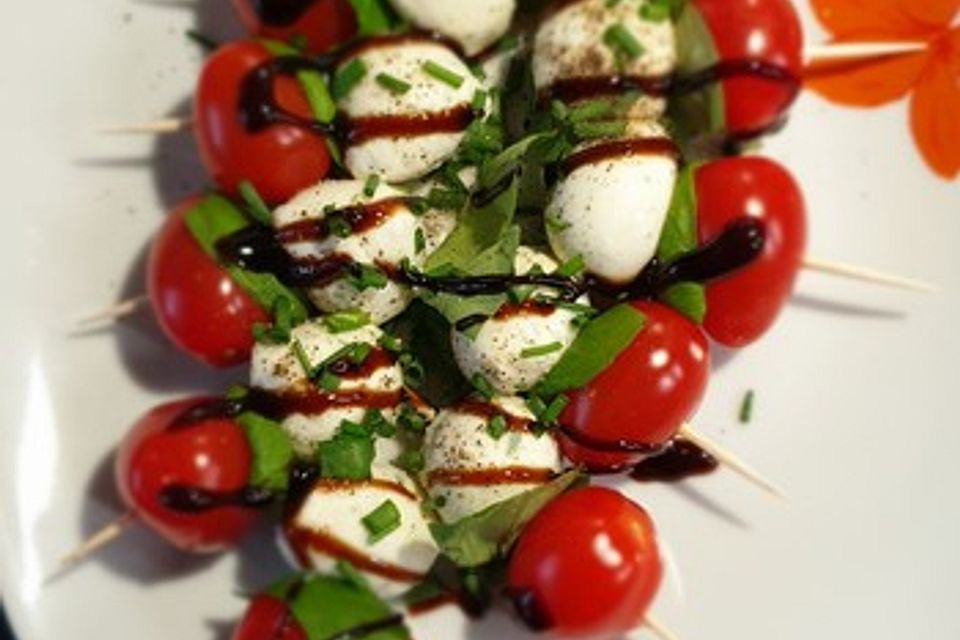 Tomaten mit Mozzarella