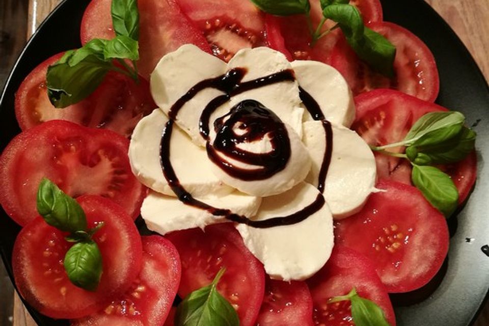 Tomaten mit Mozzarella