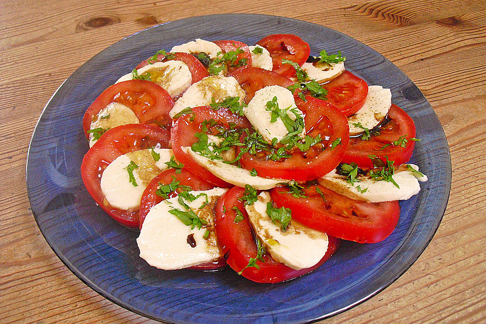 Tomaten mit Mozzarella