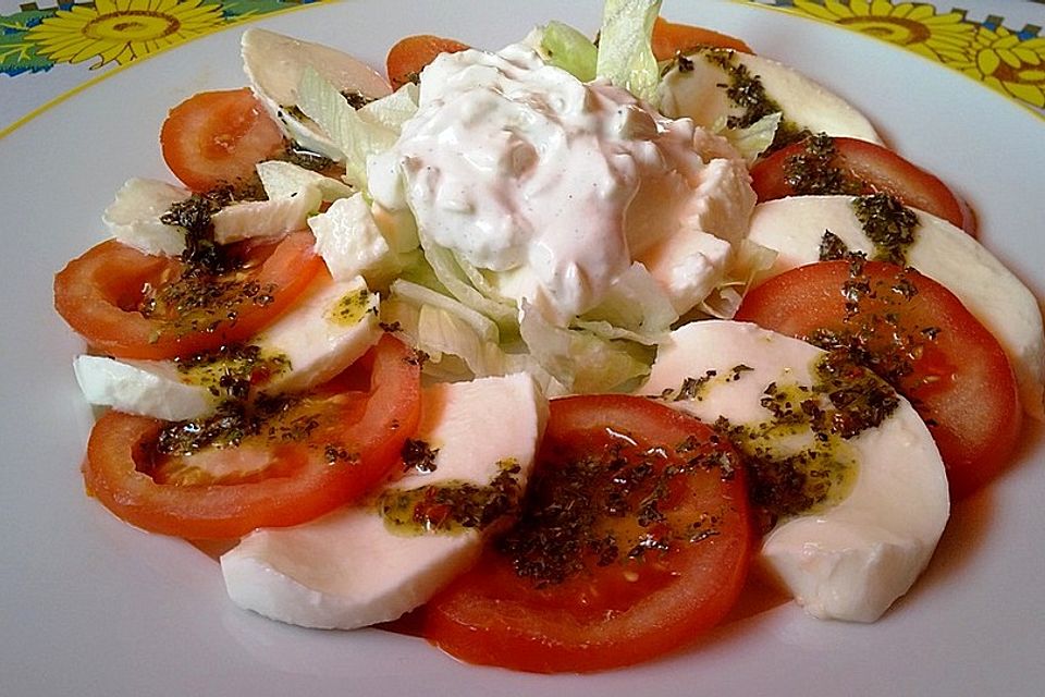 Tomaten mit Mozzarella