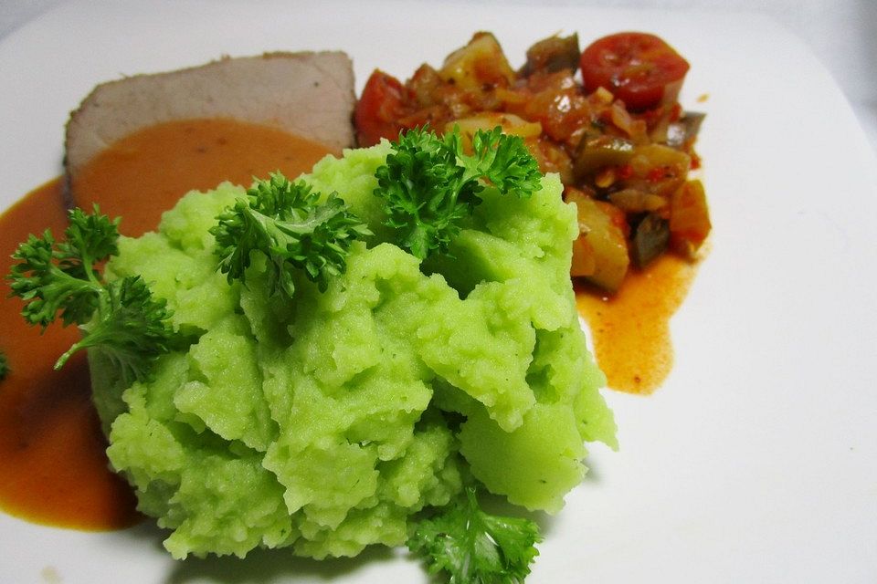 Schrats grünes Kartoffelpüree Schrats grünes Kartoffelpüree