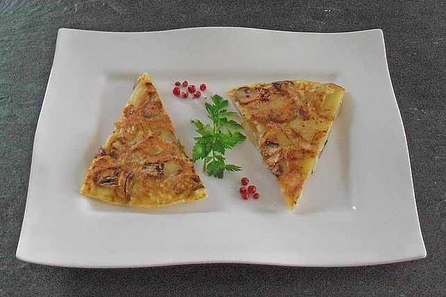 Spanische Tortilla mit Champignons von Jilka| Chefkoch