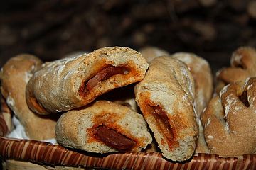 Portugiesisches Brot mit Chouriço - Wurst