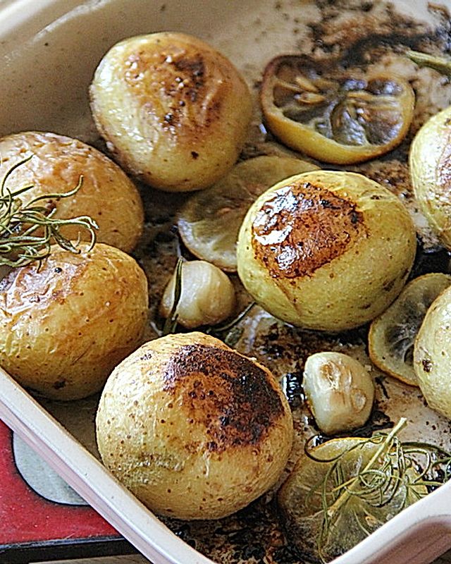 Knoblauch - Zitronen - Kartoffeln