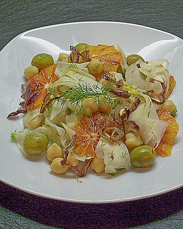 Fenchel-Orangen Salat