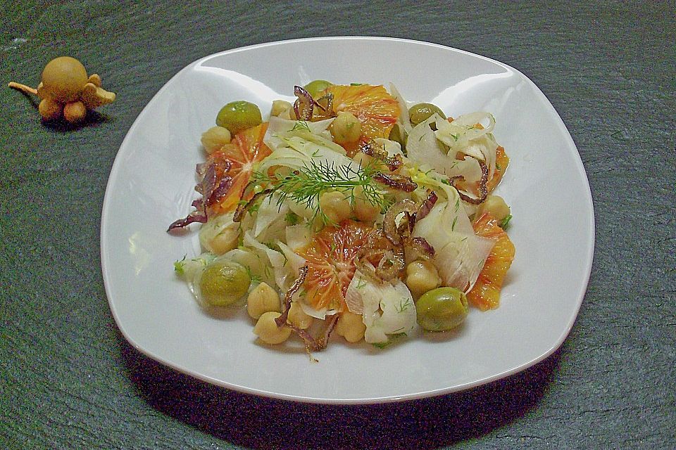 Fenchel-Orangen Salat