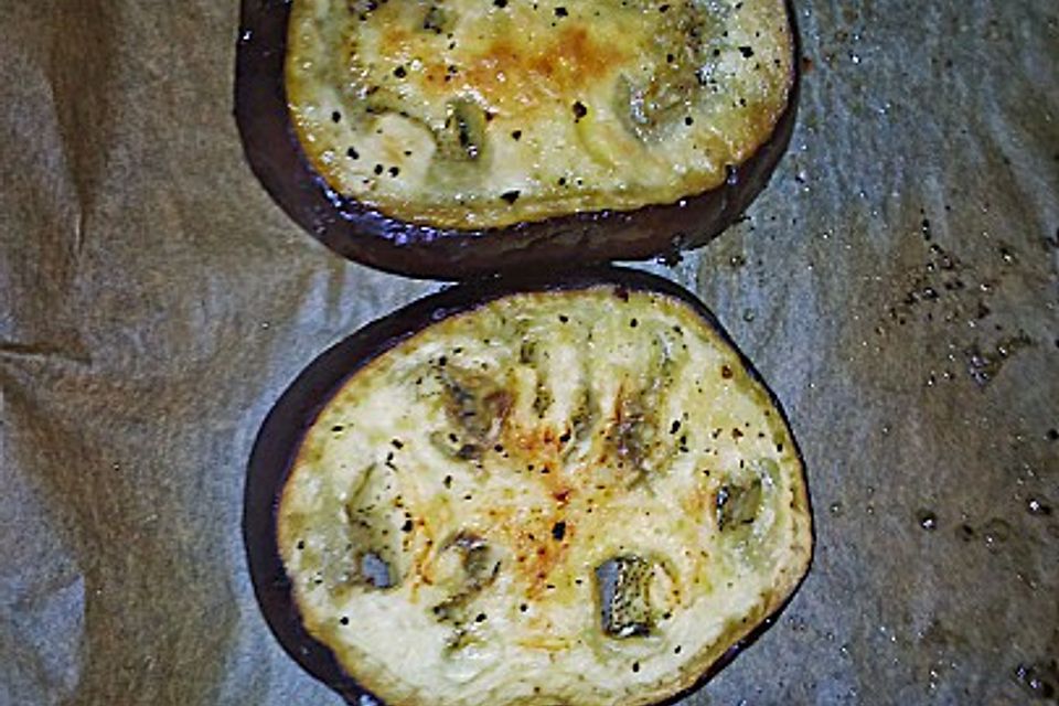 Gebackene Aubergine