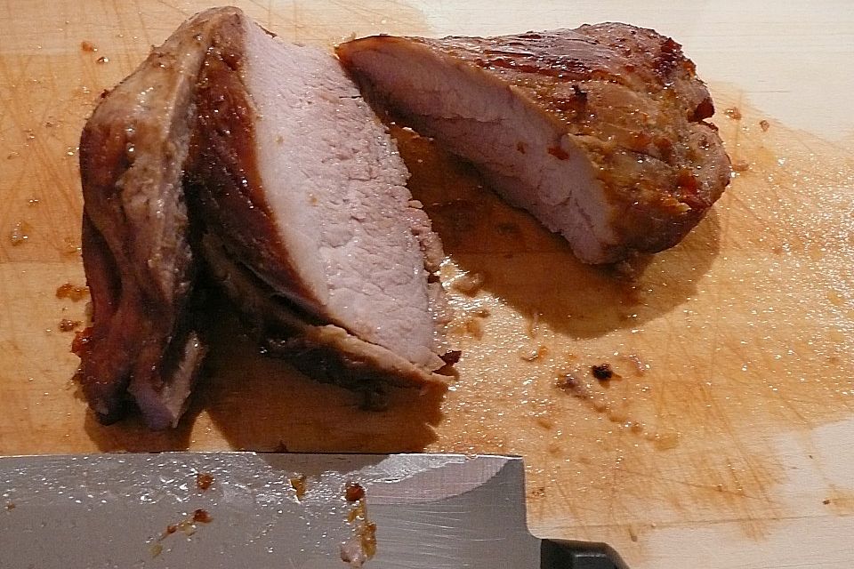 Asiatisch mariniertes Schweinefilet