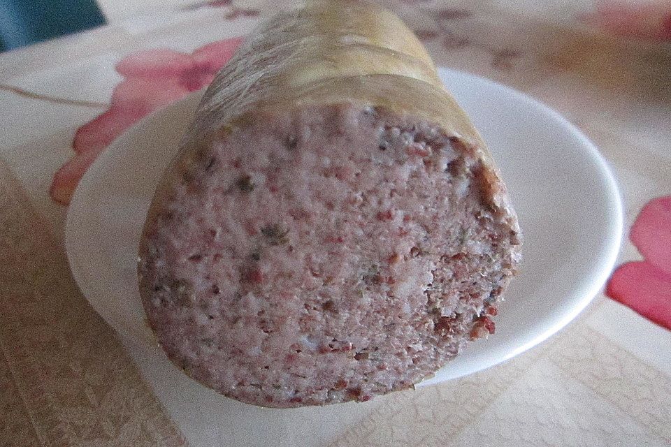 Thüringer hausgeschlachtete Leberwurst