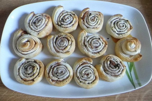 Blätterteigschnecken mit Schinken von Heikimaus| Chefkoch