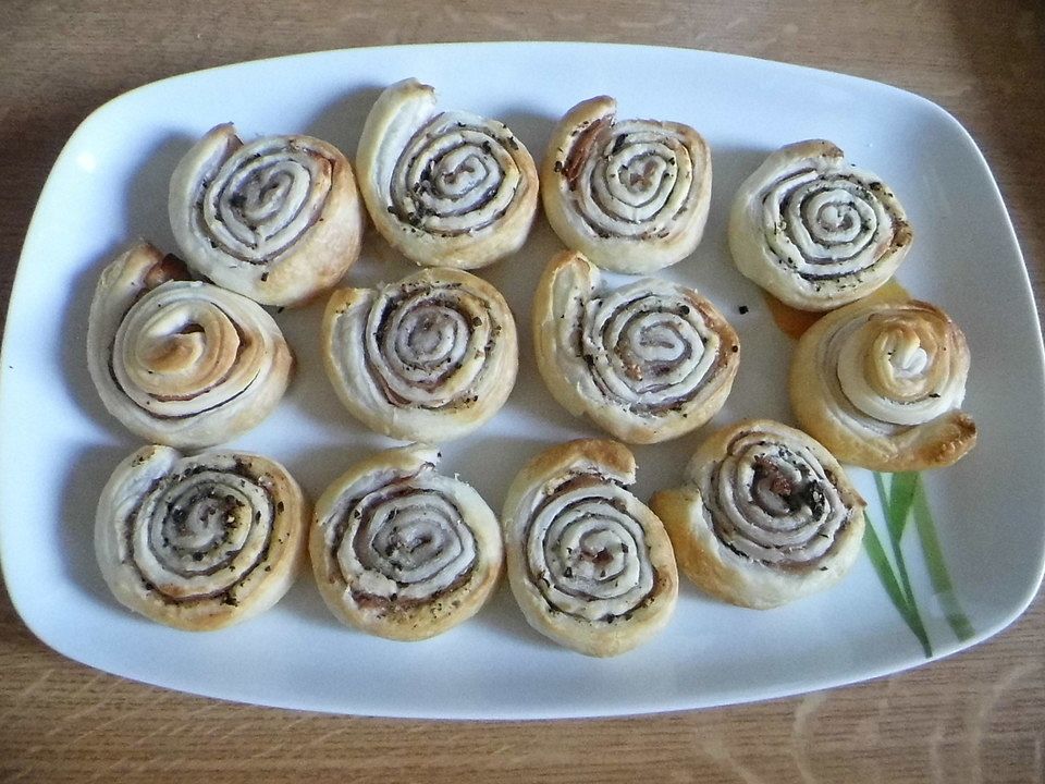 Blätterteigschnecken mit Schinken von Heikimaus| Chefkoch